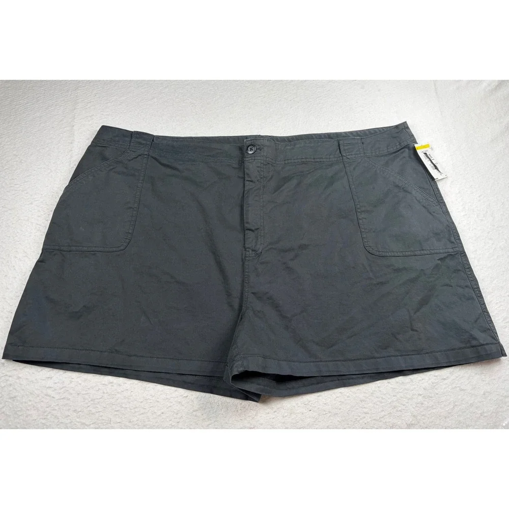 BP. Nordstrom Womens Black Utility Stretch Shorts Size 26 Plus XX7503 NWT